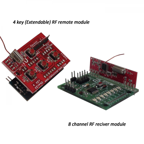 Channel Mhz Rf Transmitter Receiver Pair With Keypad And Decoder